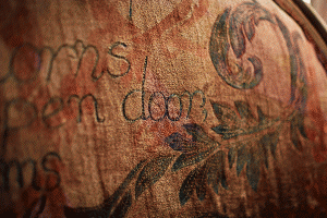 Andrew Marvell Sofa (Detail) - 'A Safe Room', Burton Constable Hall