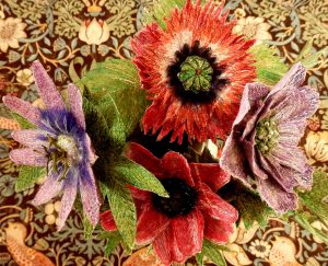 Assorted Flower Stems by Corinne Young from the exhibition Lives, Loves and Loss - Traces at Fenton House.