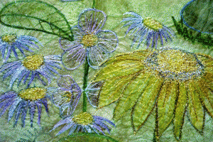 Bag End (Flowers) - Publicity Panels by Corinne Young for the Lord of the Rings Stage Show