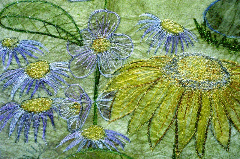 Bag End (Flowers) - Publicity Panels by Corinne Young for the Lord of the Rings Stage Show