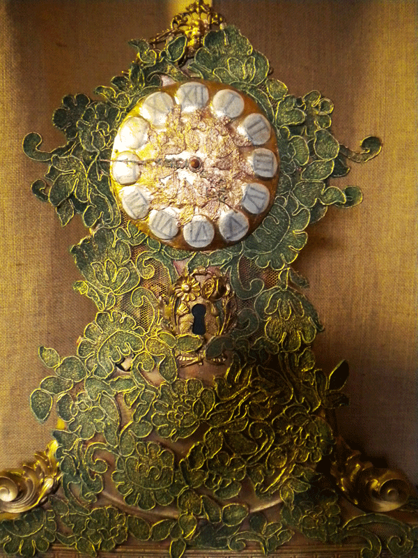 Baroque Violin Clock - 'A Safe Room', Burton Constable Hall