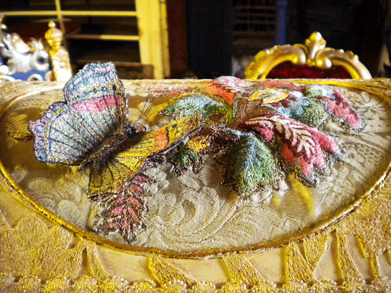 Golden Casket (Detail) - 'A Safe Room', Burton Constable Hall
