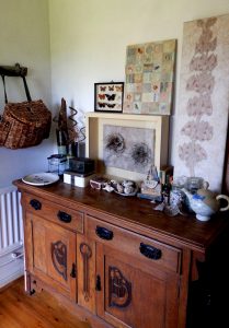 Artwork on display in the hallway of Corinne Young's home. Photo by Jonathan Gawthorpe for Yorkshire Post Magazine (June 2014).