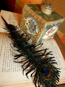 Ink and Quill Pen by Corinne Young from the exhibition Lives, Loves and Loss - Traces at Fenton House.