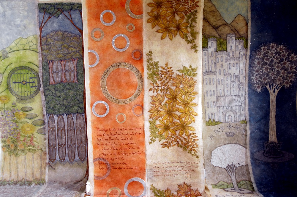 Publicity Panels for the Lord of the Rings Stage Show. Photo by Simon Kench for The Journal.