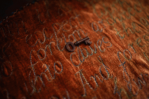 Master's Chair (Detail) - 'A Safe Room', Burton Constable Hall