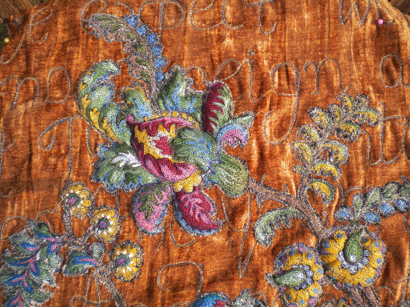 Paisley Stumpwork - 'A Safe Room', Burton Constable Hall