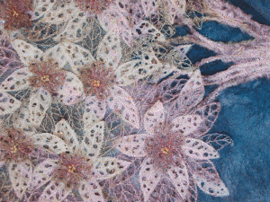 White Tree (Detail) - Publicity Panels by Corinne Young for the Lord of the Rings Stage Show