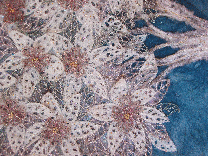 White Tree (Detail) - Publicity Panels by Corinne Young for the Lord of the Rings Stage Show