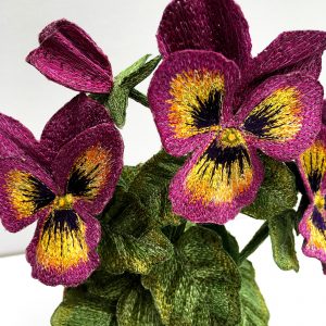 Pansy Pink Tricolour (Detail)