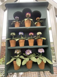 Embroidered Pot Plants - RHS Chelsea Flower Show 2022