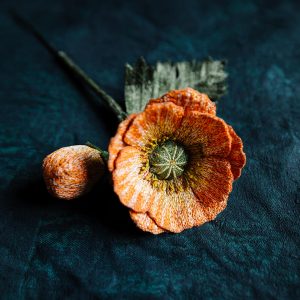 Corinne Young - Orange Poppy Art Print