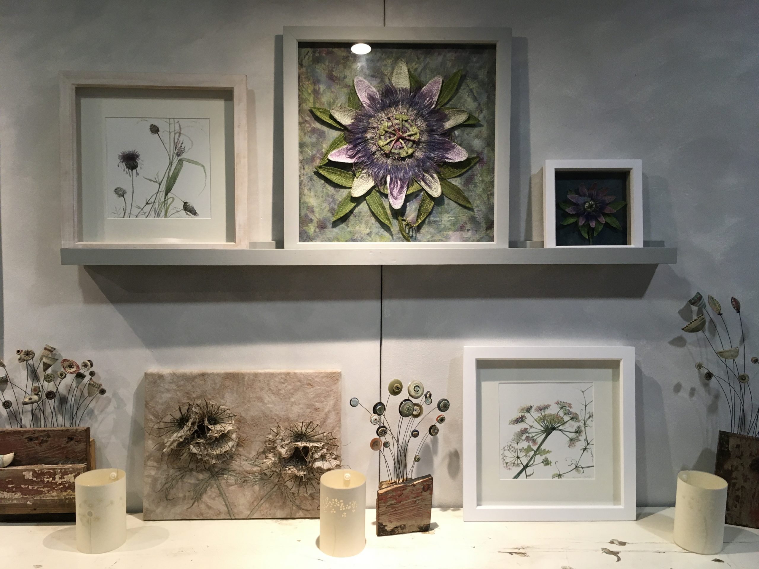 'French Botanical' room installation organised by Kathryn Wakefield (The French House) and Corinne Young for Art& York, October 2019.